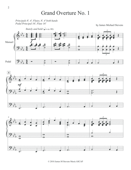 Grand Overture No 1 Organ Page 2