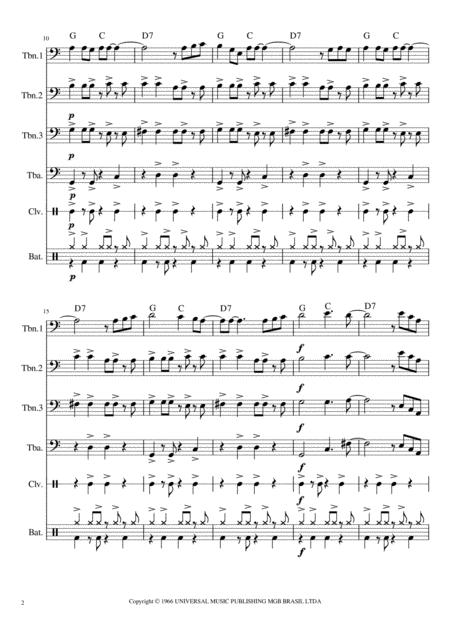 Guantanamera Trombone Quartet Version Page 2