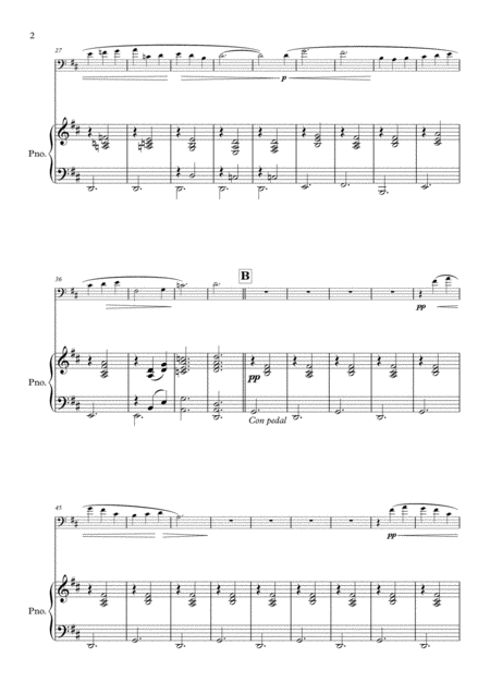 Gymnopedie No 1 For Cello And Piano Page 2