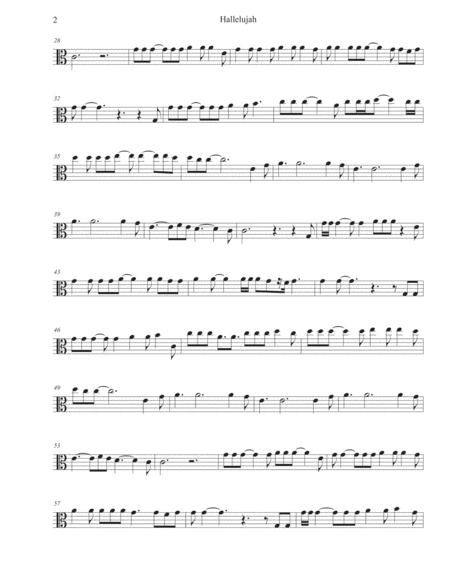 Hallelujah Viola Page 2