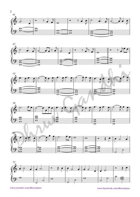 Hamari Adhuri Kahani Piano Arrangement Easy To Advanced Page 2