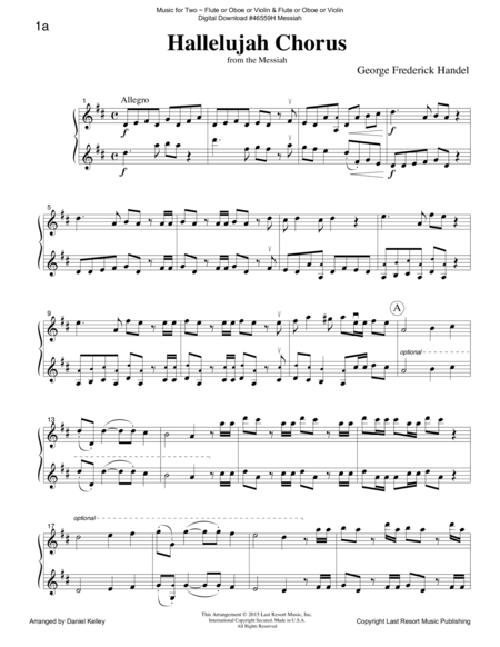 Handels Messiah Duet For Flute Or Oboe Or Violin Flute Or Oboe Or Violin Music For Two Page 2