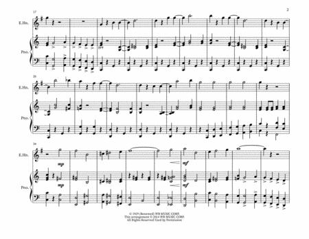 Happy Days Are Here Again English Horn And Piano Page 2