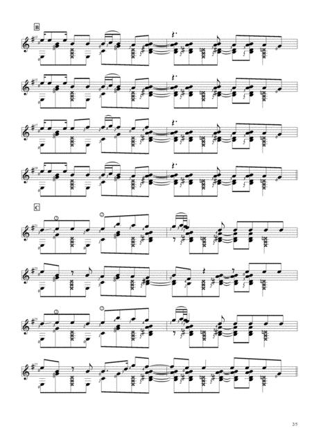 Havana Solo Guitar Score Page 2