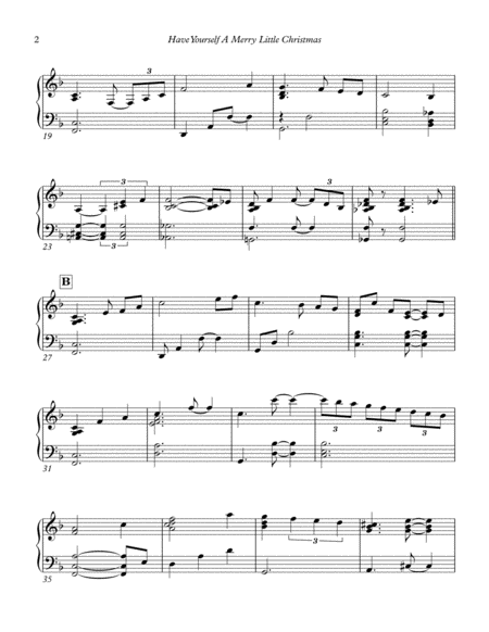 Have Yourself A Merry Little Christmas Jazz Waltz Page 2