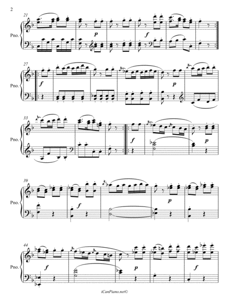 Haydn Little Piece No 11 In F Major Page 2