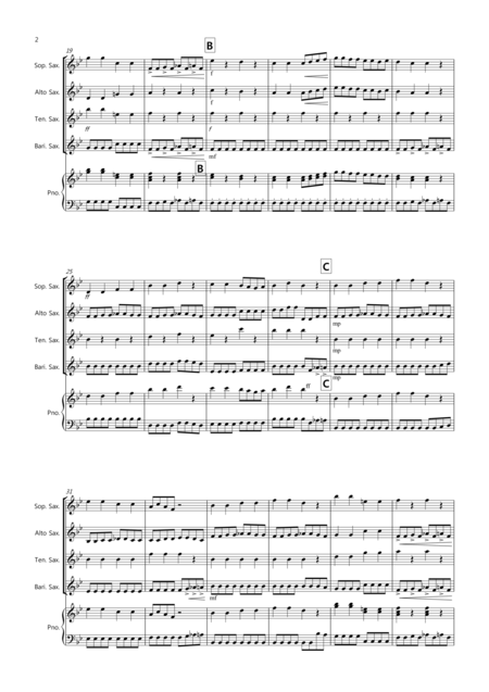 Haydn Rocks For Saxophone Quartet Page 2