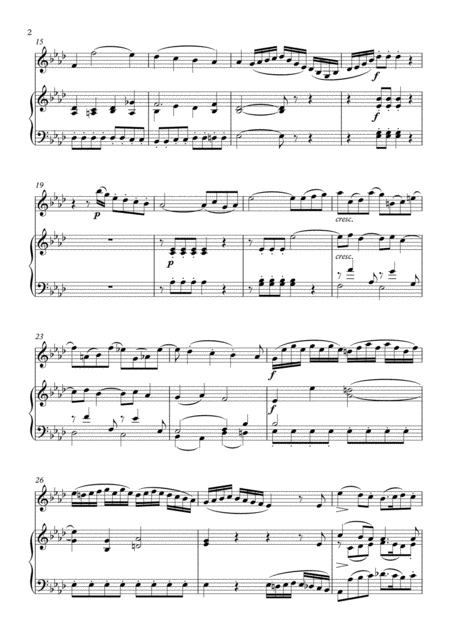 Haydn String Quartet Op 20 No 5 Mvt 1 For Violin And Piano Page 2