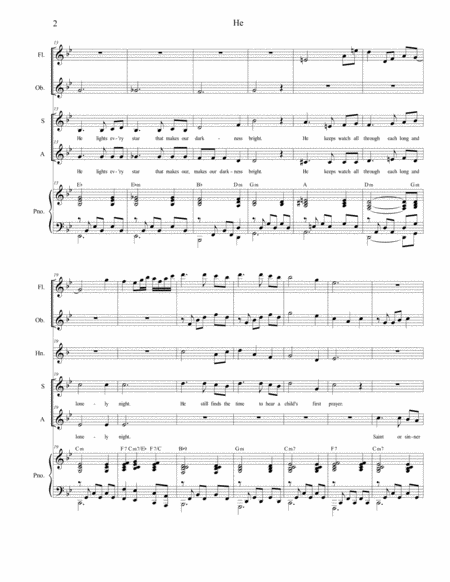 He Duet For Soprano And Alto Solo Page 2