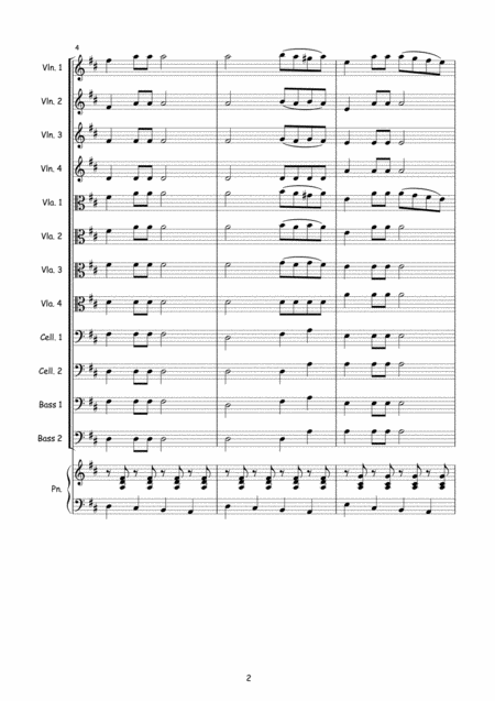 Heads Shoulders Knees And Toes For Multi Level String Ensemble Page 2