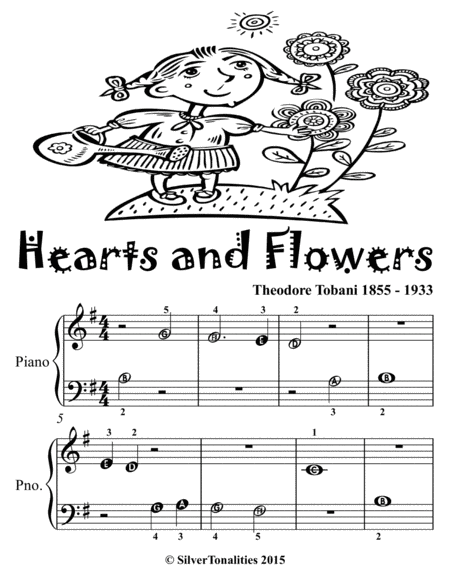 Hearts And Flowers Beginner Piano Sheet Music Tadpole Edition Page 2