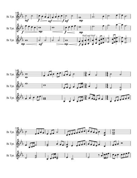 Her Name Is Amy Trumpet Choir Score Page 2