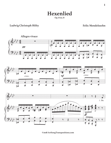 Hexenlied Op 8 No 8 F Minor Page 2