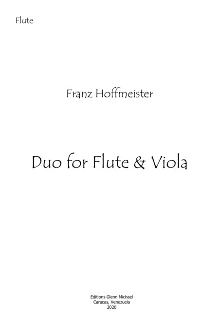 Hoffmeister Flute Viola Duet Page 2