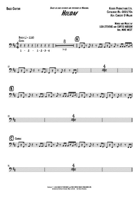 Holiday Bass Guitar Page 2