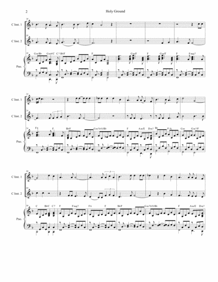 Holy Ground Duet For C Instruments Page 2