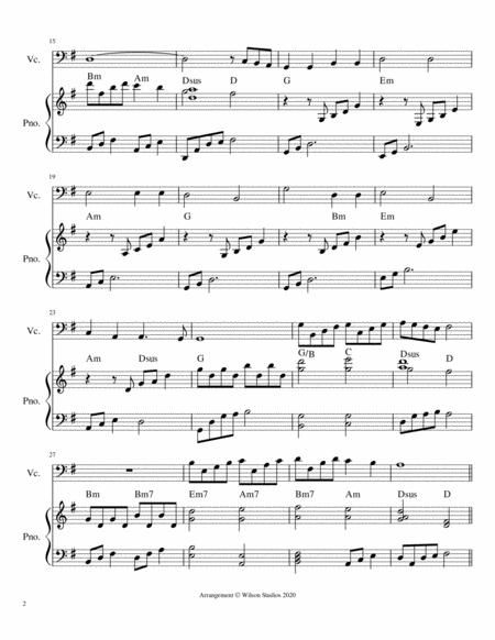 Holy Holy Holy Cello Solo Page 2