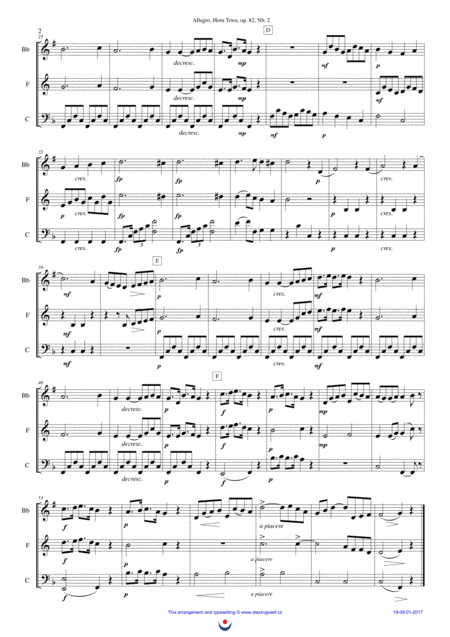 Horn Trios Nb 2 Allegro Page 2