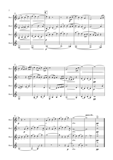 Humperdinck Hnsel Und Gretel Vorspiel Hansel And Gretel Prelude Horn Quartet Page 2