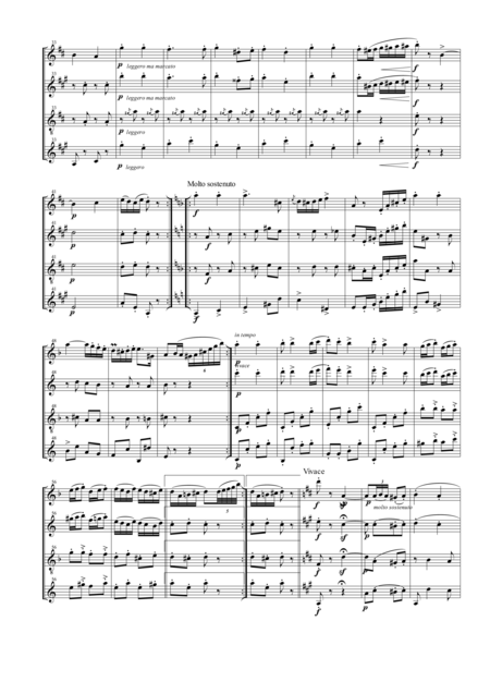 Hungarian Dance No 6 For Saxophone Quartet Satb Page 2