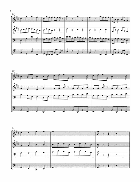 Huron Carol Brass Quartet Page 2