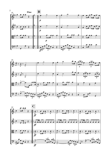 Hykshos March For String Quartet Page 2