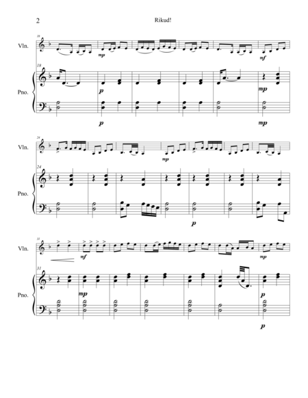 Hymn To The Sun Vocal Lead Sheet Page 2