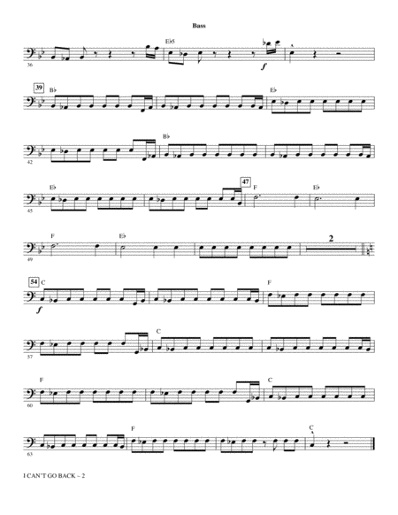 I Cant Go Back From Pretty Woman The Musical Arr Mark Brymer Bass Page 2