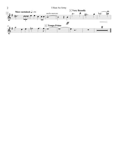 I Hear An Army For English Horn Cor Anglais Solo Page 2