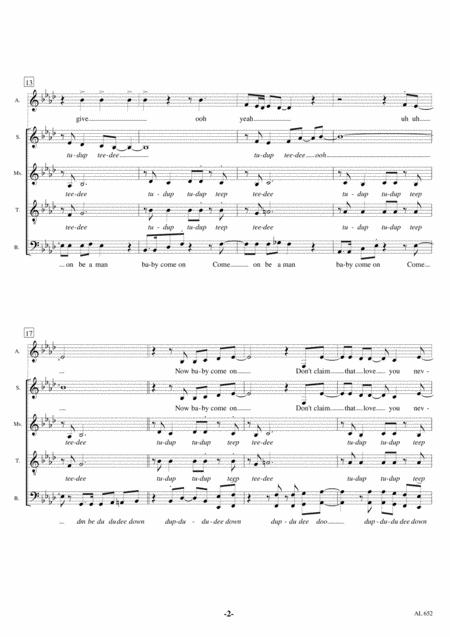 I M Outta Love Saatb A Cappella Page 2