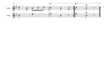 I Saw Three Ships Soprano And Tenor Sax Duet Page 2