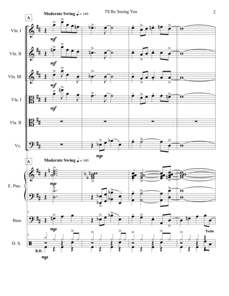 I Will Be Seeing You String Sextet Page 2