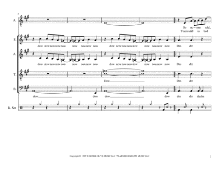 I Will Be There For You Theme From Friends Satb A Cappella Page 2