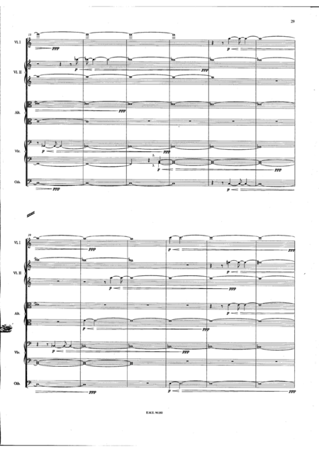 Iii Movement From Five Pieces For Orchestra Page 2