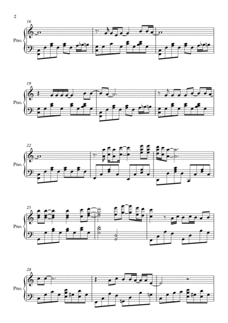 Imagine By John Lennon Piano Page 2