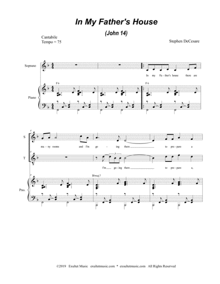 In My Fathers House John 14 Duet For Soprano And Tenor Solo Page 2