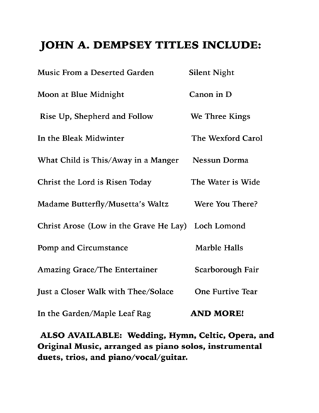 In The Bleak Midwinter Quartet For Three Clarinets And Piano Page 2