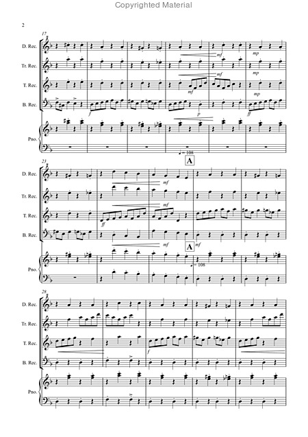 In The Hall Of The Mountain King For Recorder Quartet Page 2