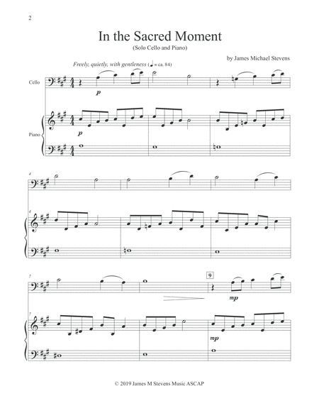 In The Sacred Moment Cello Piano Page 2