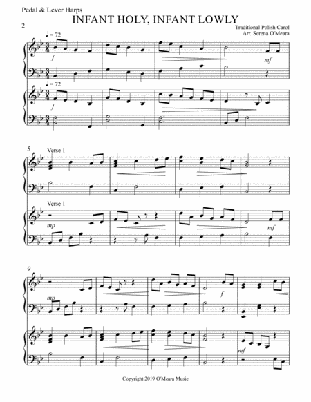 Infant Holy Infant Lowly Score And Parts Page 2