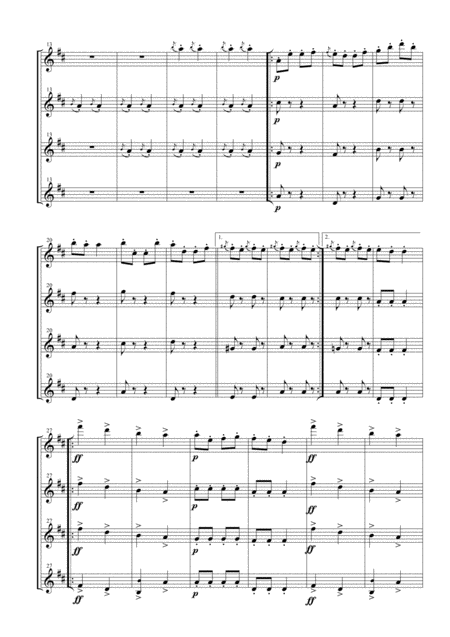 Infernal Galop Can Can For Flute Quartet Page 2