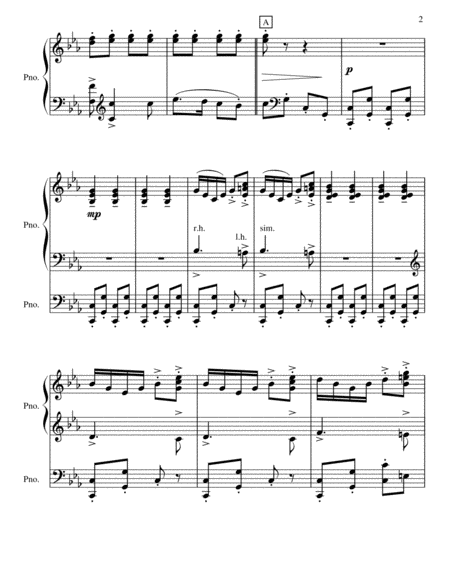 Intermezzo From Suite In E Flat Solo Piano Page 2