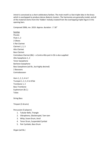 Introit For Band Score Page 2