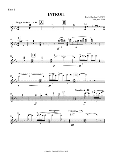 Introit For Band Set Of Parts Page 2