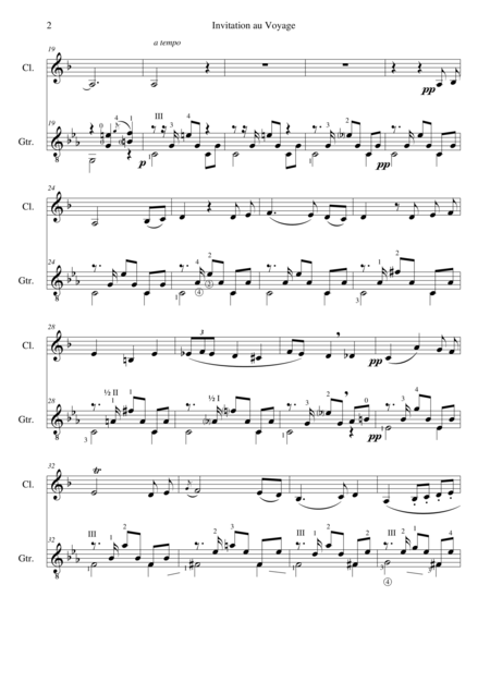 Invitation To The Journey Diepenbrock For Clarinet And Guitar Page 2