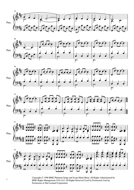 Iris Piano Solo Page 2