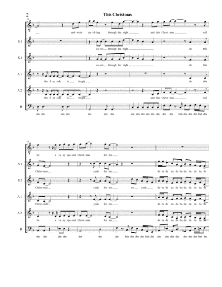 It Came Upon The Midnight Clear V2 Arrangements Level 1 3 For Flute Written Acc Page 2
