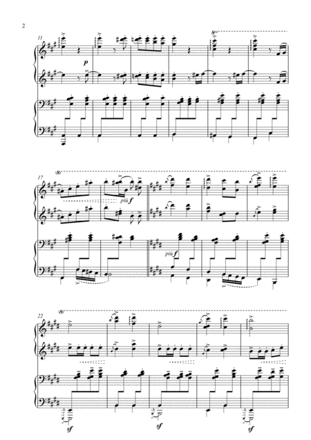 J Strauss Ii Tritsch Tratsch Polka Op 214 Piano 4 Hands Page 2