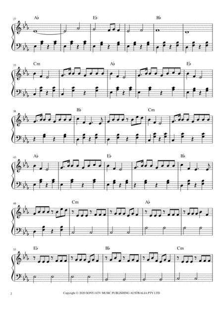 Jawsh 685 Laxed Siren Beat Easy Piano Sheet Page 2