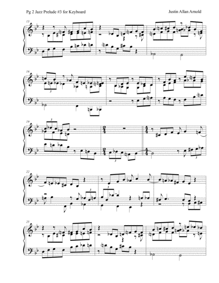 Jazz Prelude 3 For Keyboard Page 2